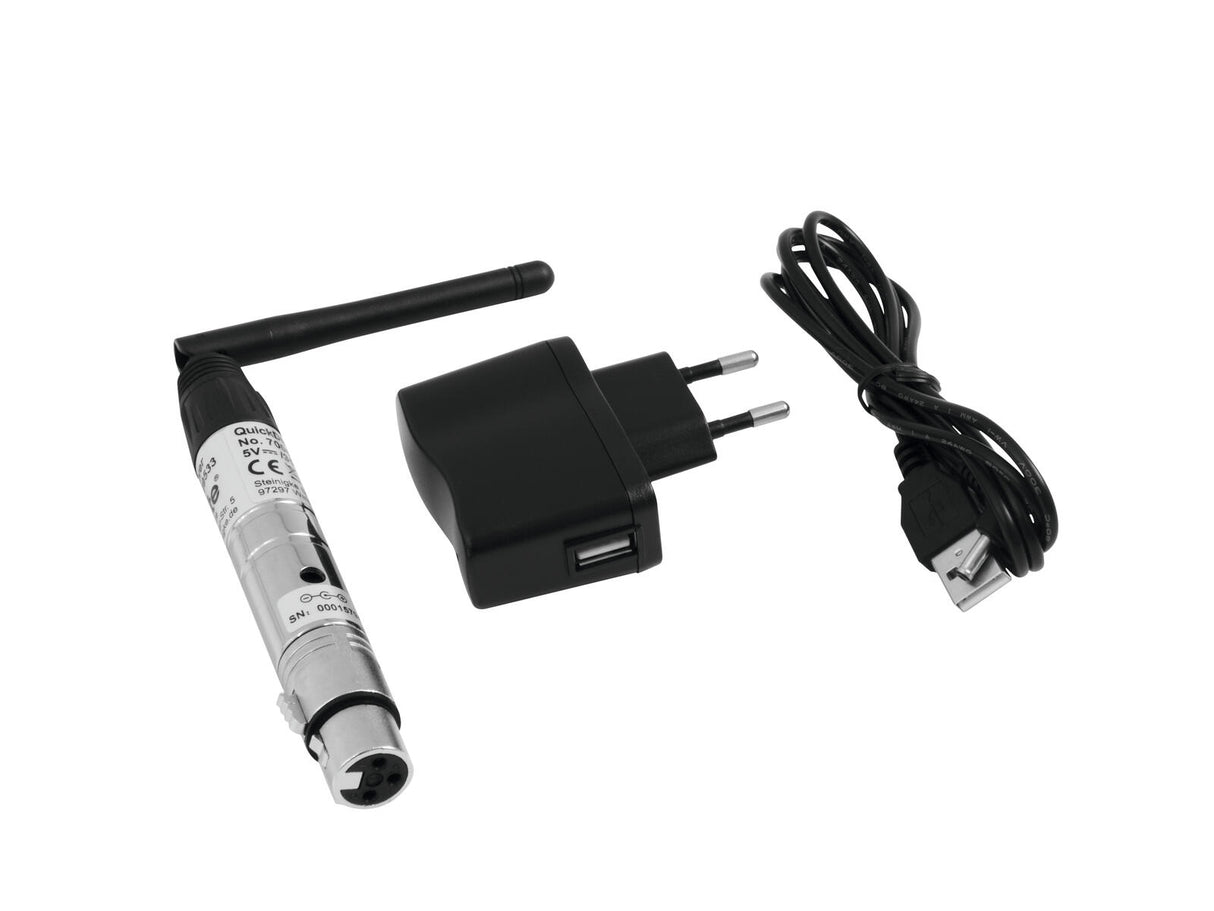 EUROLITE Set QuickDMX 1x transmitter + 6x Receiver
