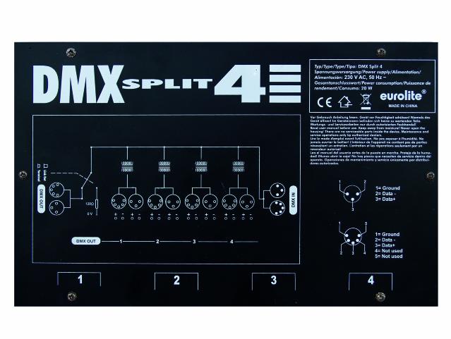 Eurolite DMX Split 4 DMX-jakaja