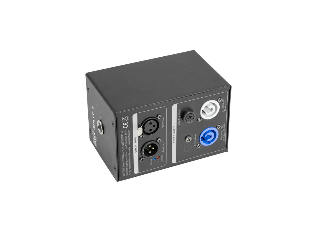 EUROLITE DMX Split 4 Mini -jakaja, 3-napainen