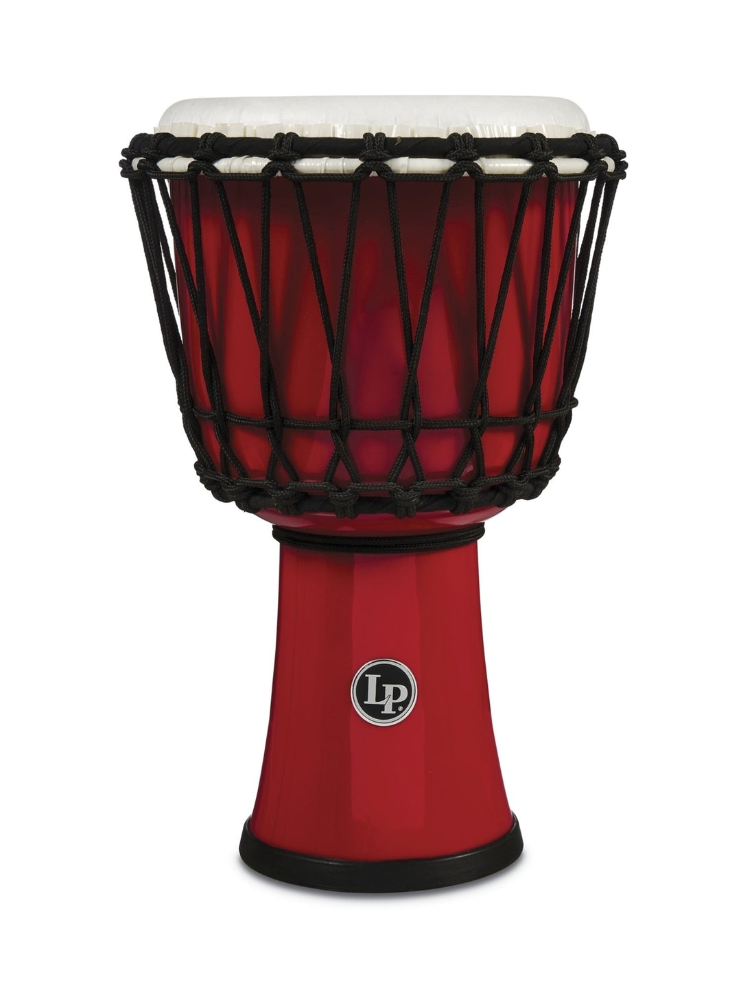 Latin Pundistussoittimet Djembe World 7-inch Rope Tuned Circle - Red (LP1607RD)