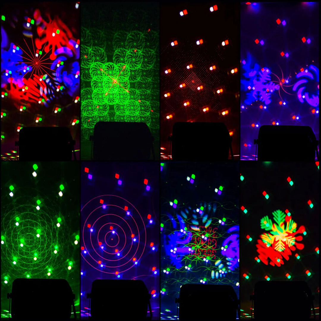 LIGHT4ME PARTY V multi-effekt LED-lys RGBW-UV 6
