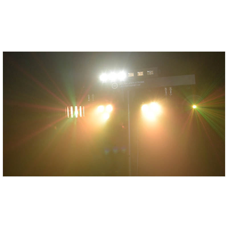 LIGHT4ME T-BAR LASER STROBE LED PAR DERBY UV IR -monitehoste