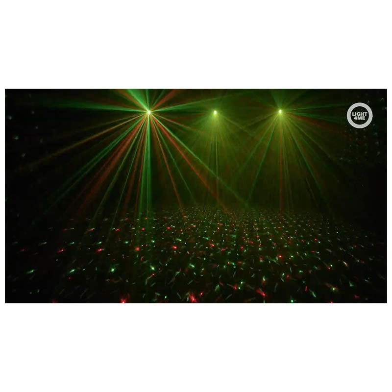 LIGHT4ME T-BAR LED PAR BLOMSTERKUGLE LASER UV STROBE diskovalaisutus multiefekti