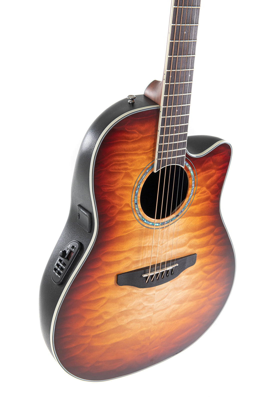 Ovation E-Acoustic Kitarat Celebrity Standard Plus Mid Cutaway - Cognac Burst Gloss (CS24X-7C-G)