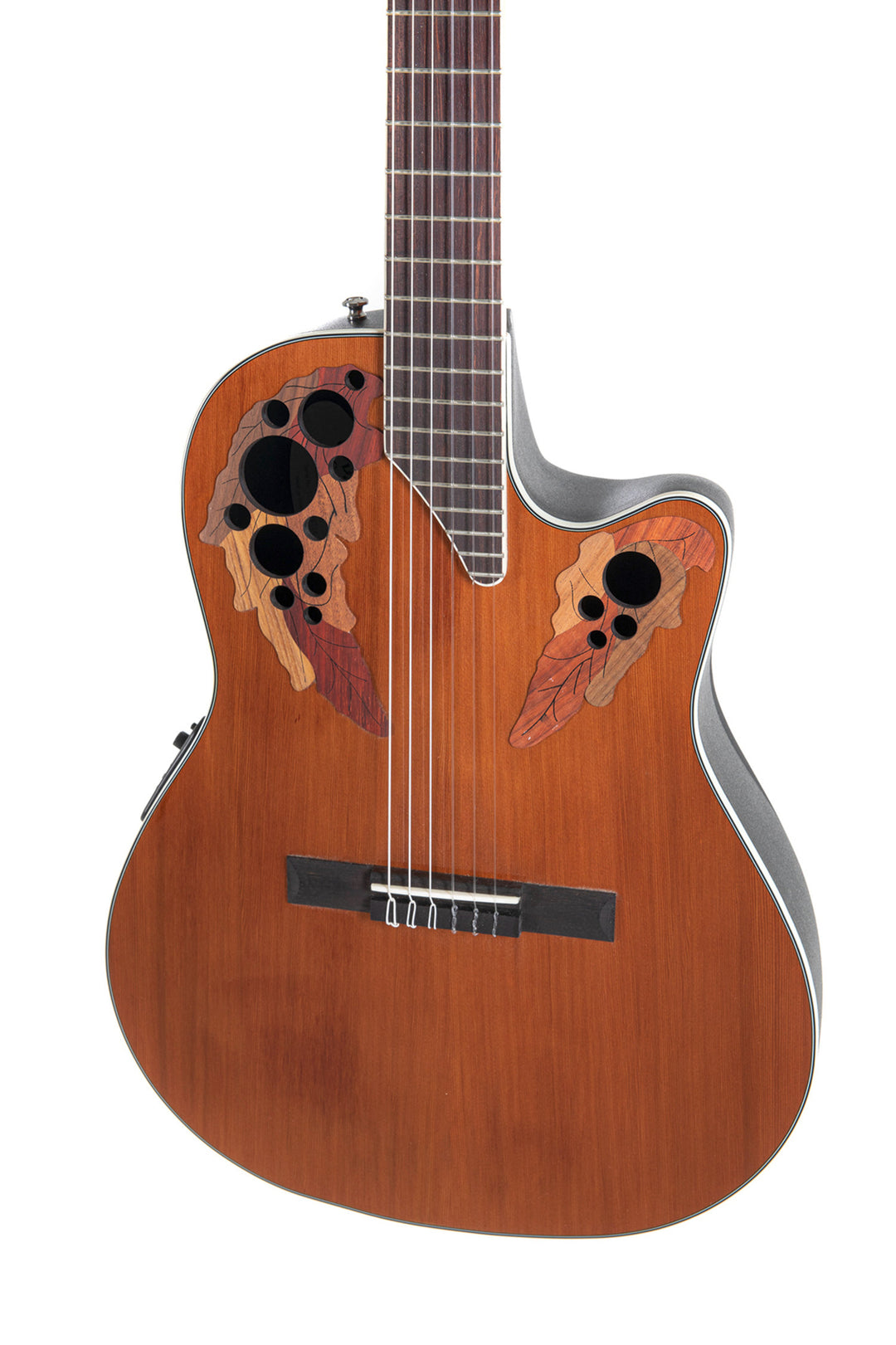 Ovation E-Acoustic klassinen kitara Celebrity MS Classic Nylon - Natural Gloss (CE44C-4A-G)