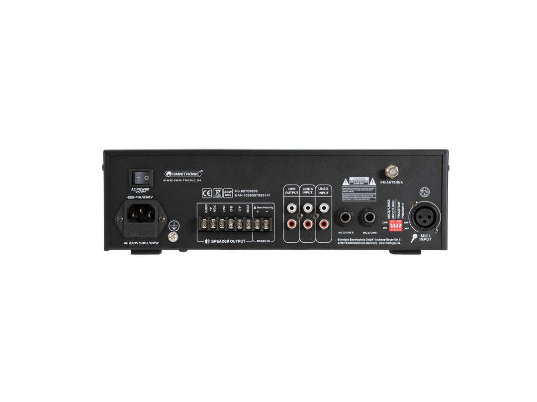 OMNITRONIC CPE-40P PA-miksausvahvistin