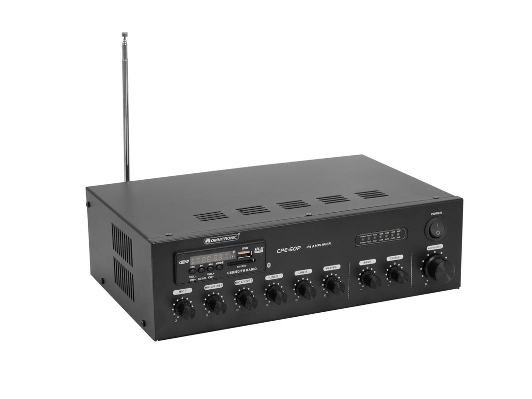OMNITRONIC CPE-60P PA-sekoitusvahvistin