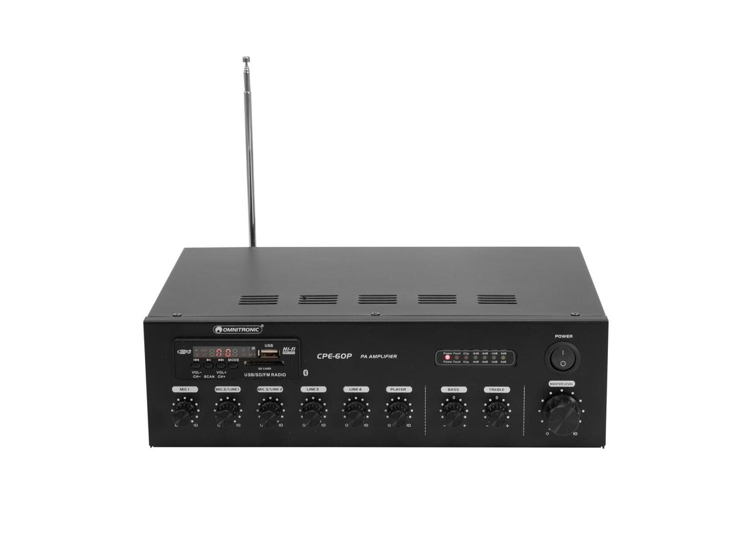 OMNITRONIC CPE-60P PA-sekoitusvahvistin