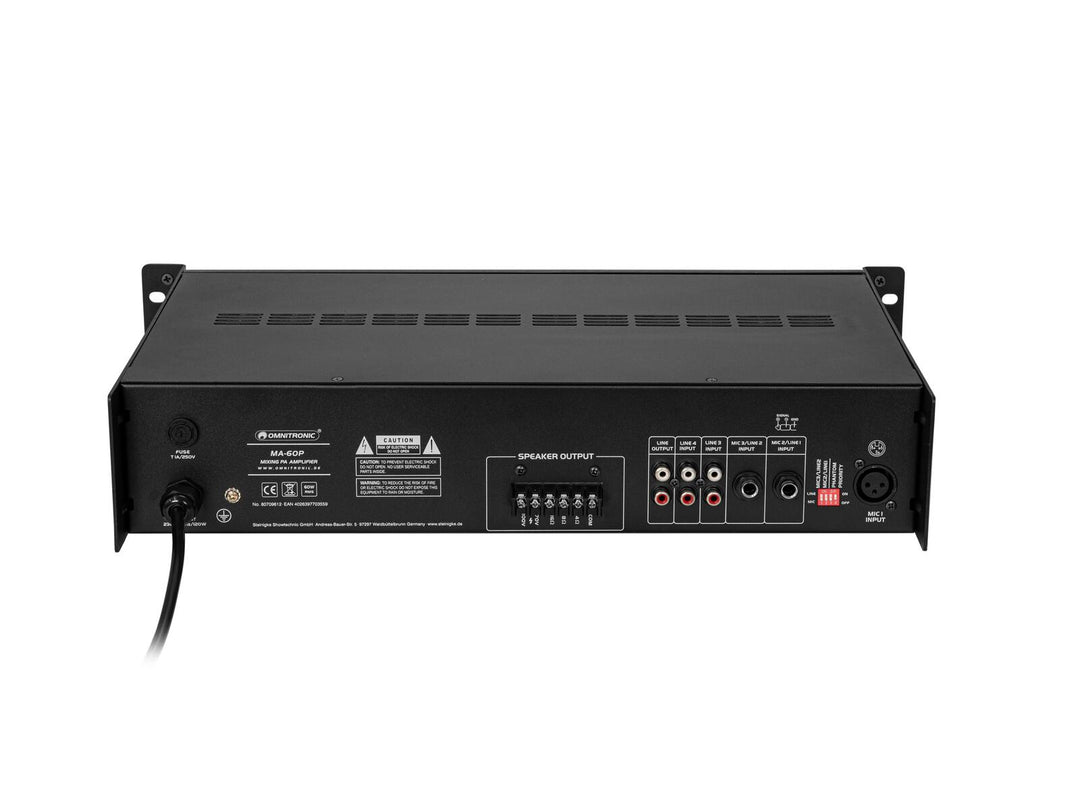 OMNITRONIC MA-60P PA-sekoitusvahvistin