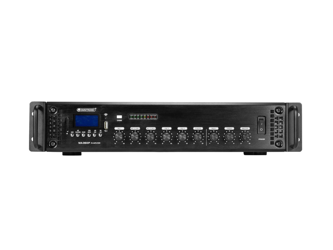 OMNITRONIC MA-360P PA-sekoitusvahvistin