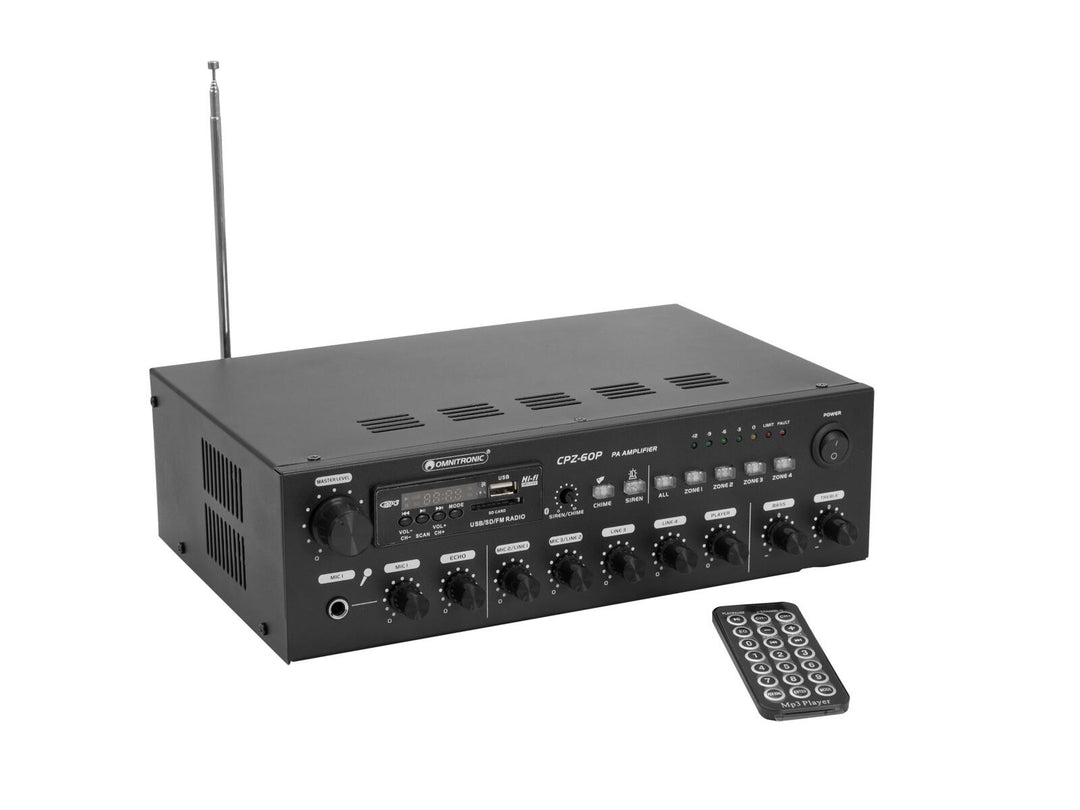 OMNITRONIC CPZ-60P PA Mixerivahvistin