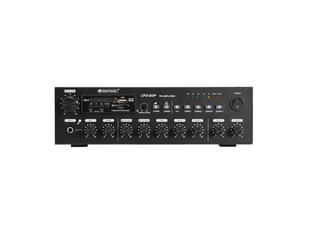 OMNITRONIC CPZ-60P PA Mixerivahvistin