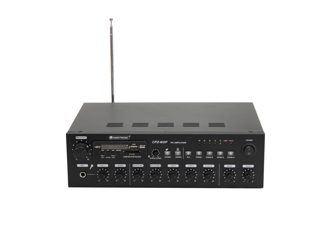 OMNITRONIC CPZ-60P PA Mixerivahvistin