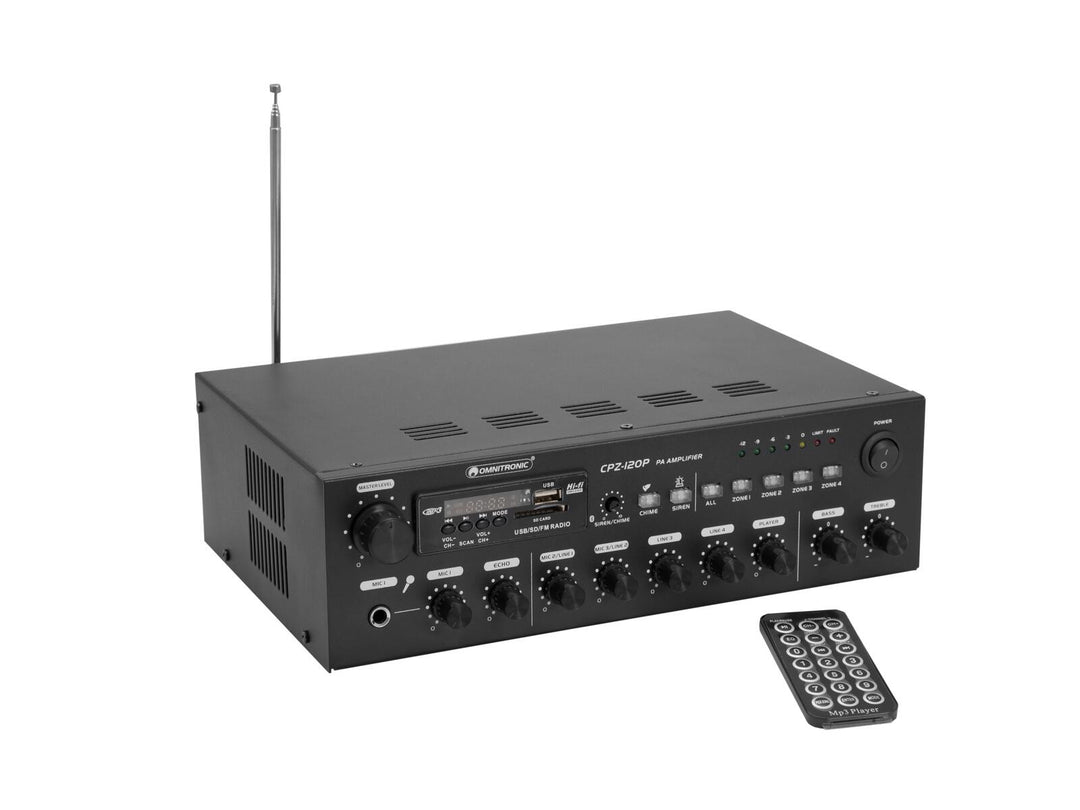 OMNITRONIC CPZ-120P PA-miksausvahvistin