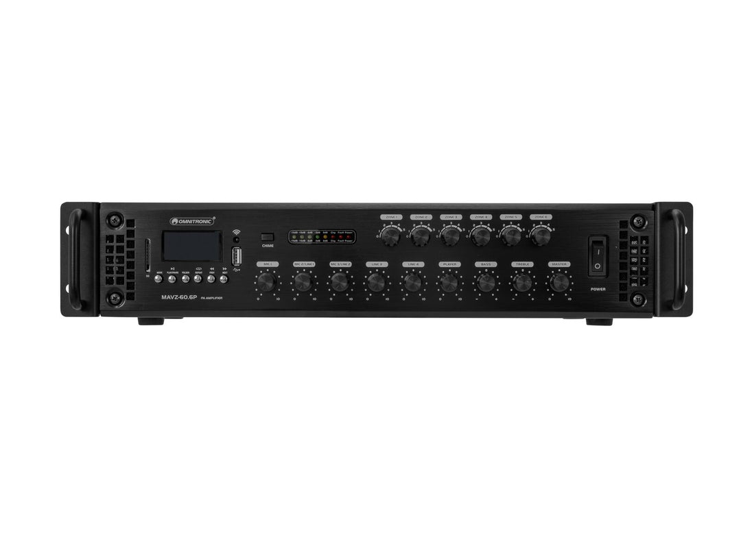 OMNITRONIC MAVZ-60.6P PA-miksausvahvistin