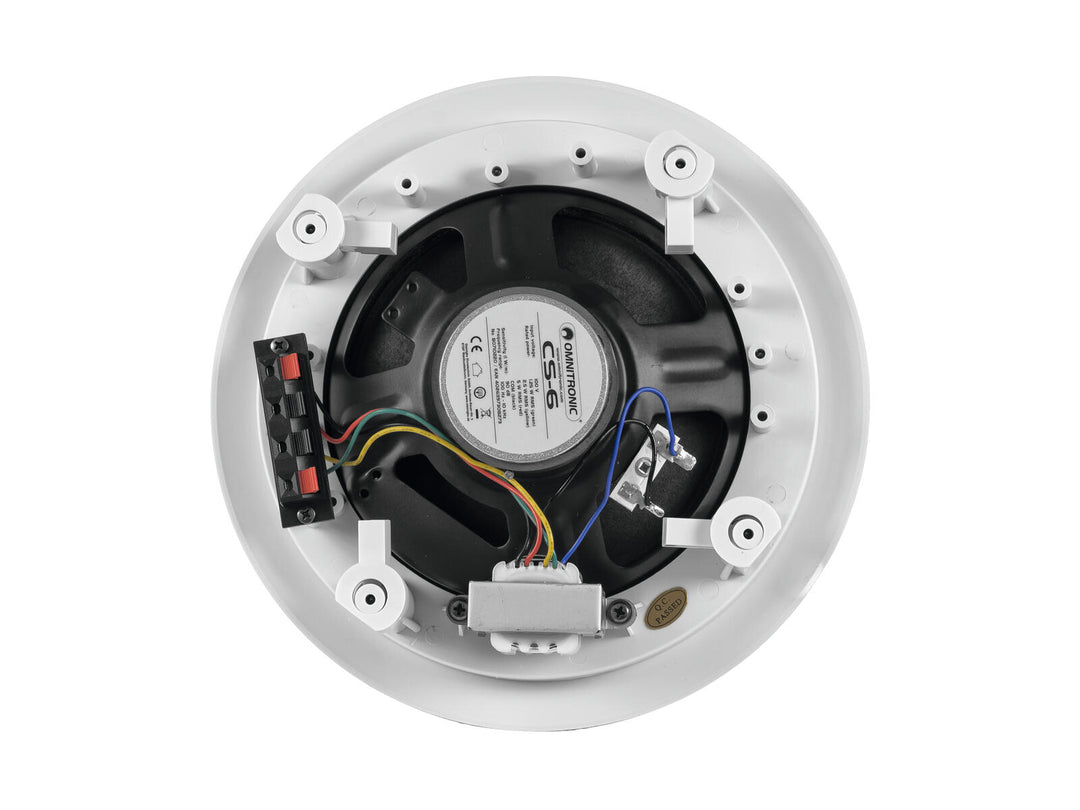 OMNITRONIC CS-6 Kattokaiutin white