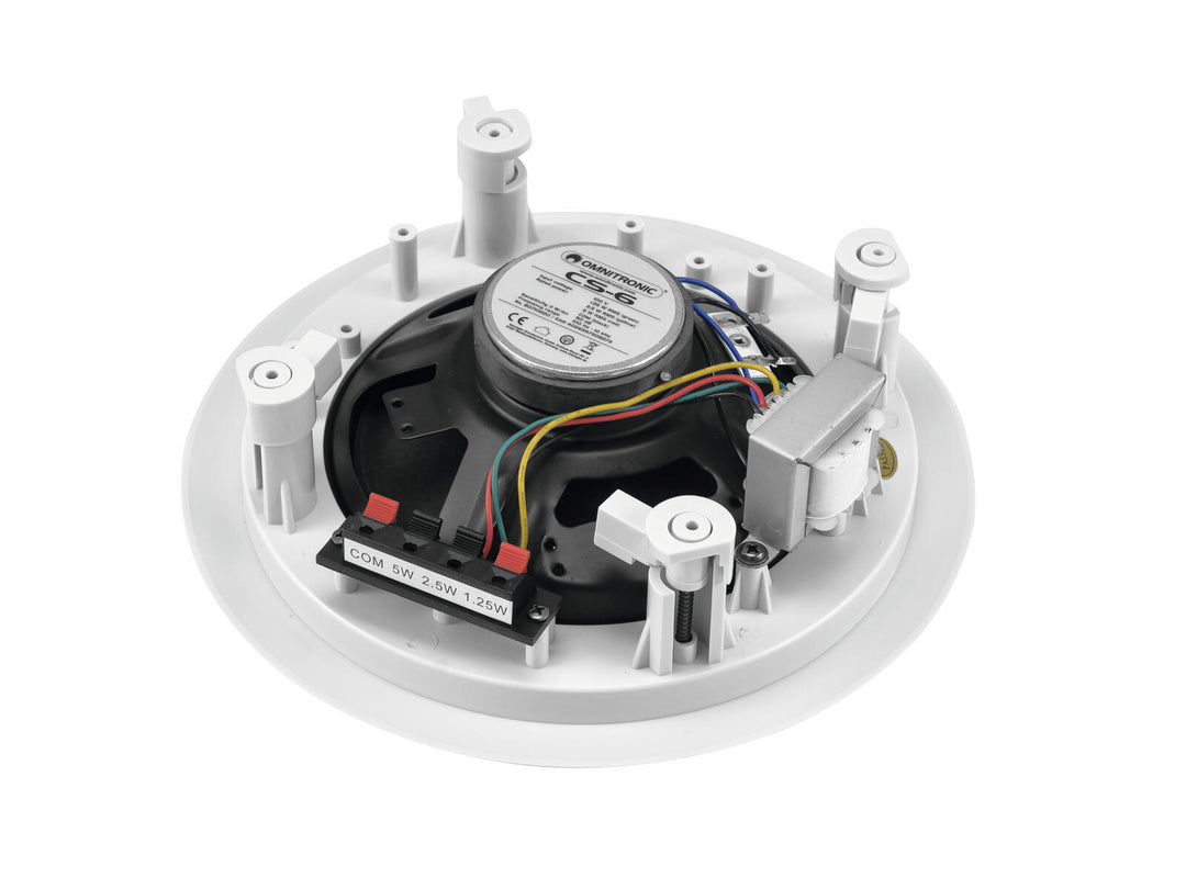 OMNITRONIC CS-6 Kattokaiutin white
