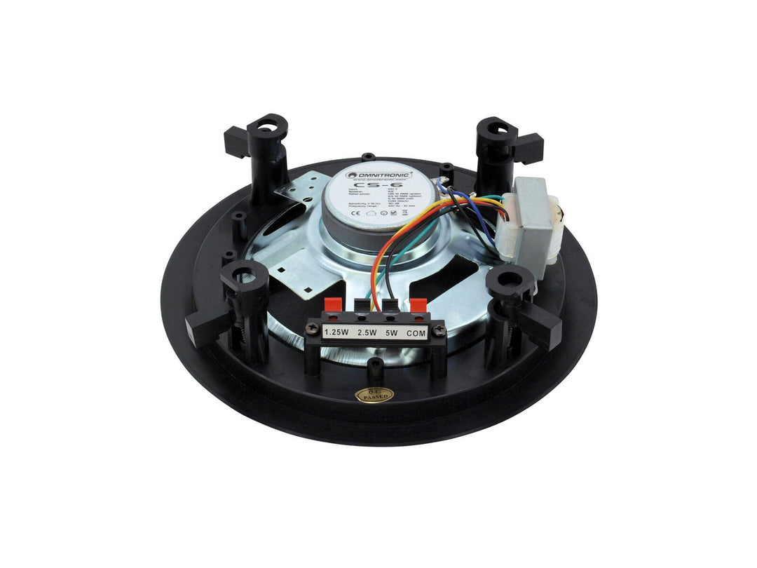 OMNITRONIC CS-6 kattokaiutin musta
