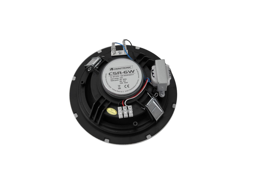 OMNITRONIC CSR-6W kattokaiutin valkoinen