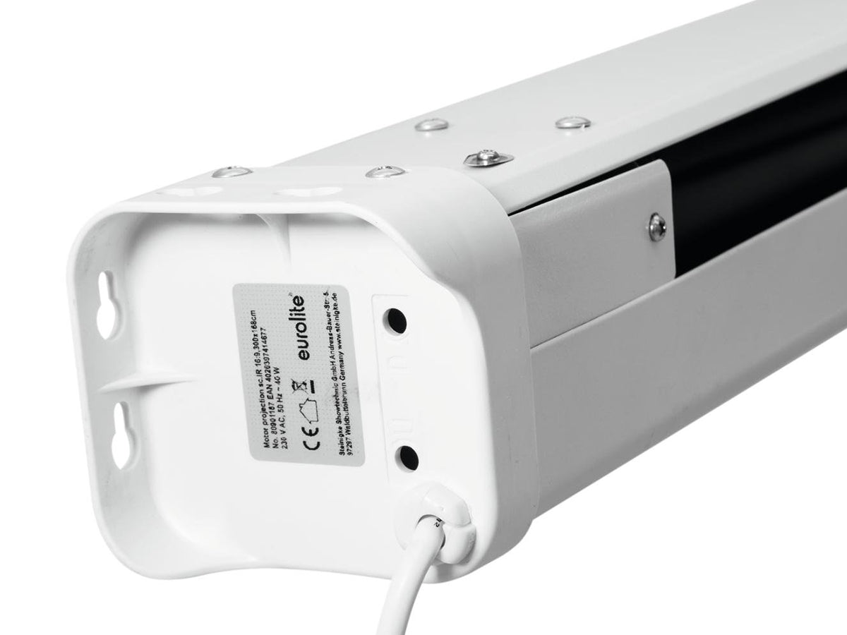 Moottoroitu valkokangas (16:9, 300 x 168cm)