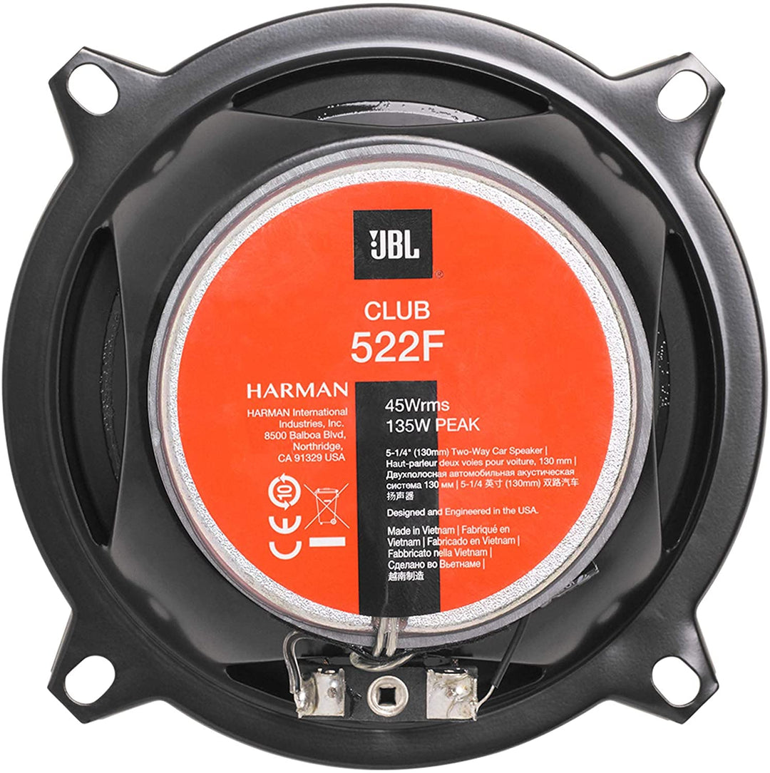 JBL CLUB 522F Autokaiutinsarja (13cm, 5,25")