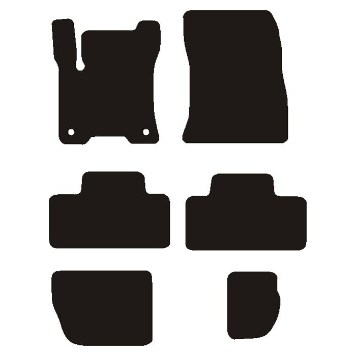 Mercedes EQB (X243) 2021- -veluurimatot