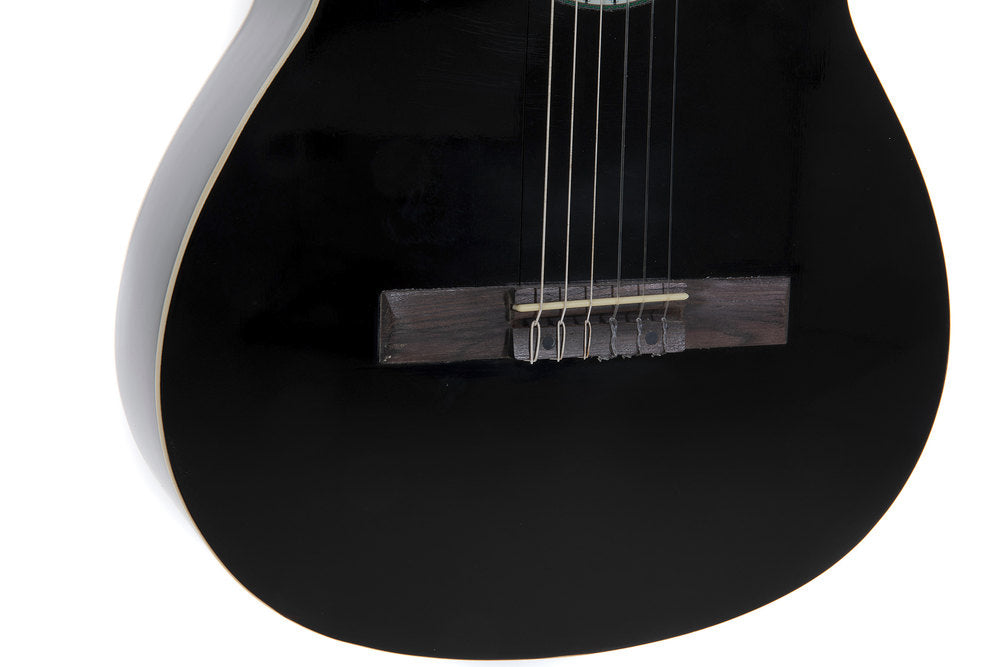 VGS BasicPlus klassisk guitar 4/4, sort