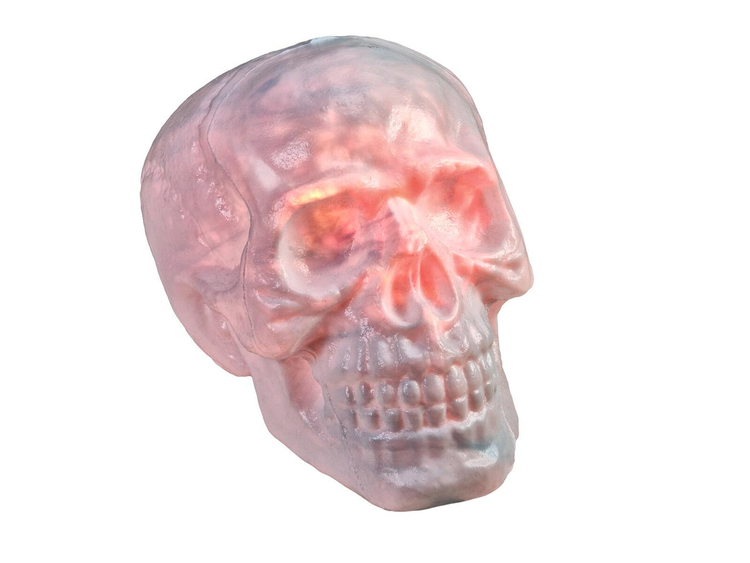 Halloween-kranie, animeret, 31 cm