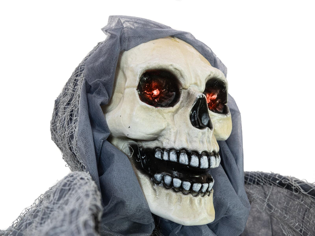 Halloween-figur mørkets engel, animeret, 175 cm