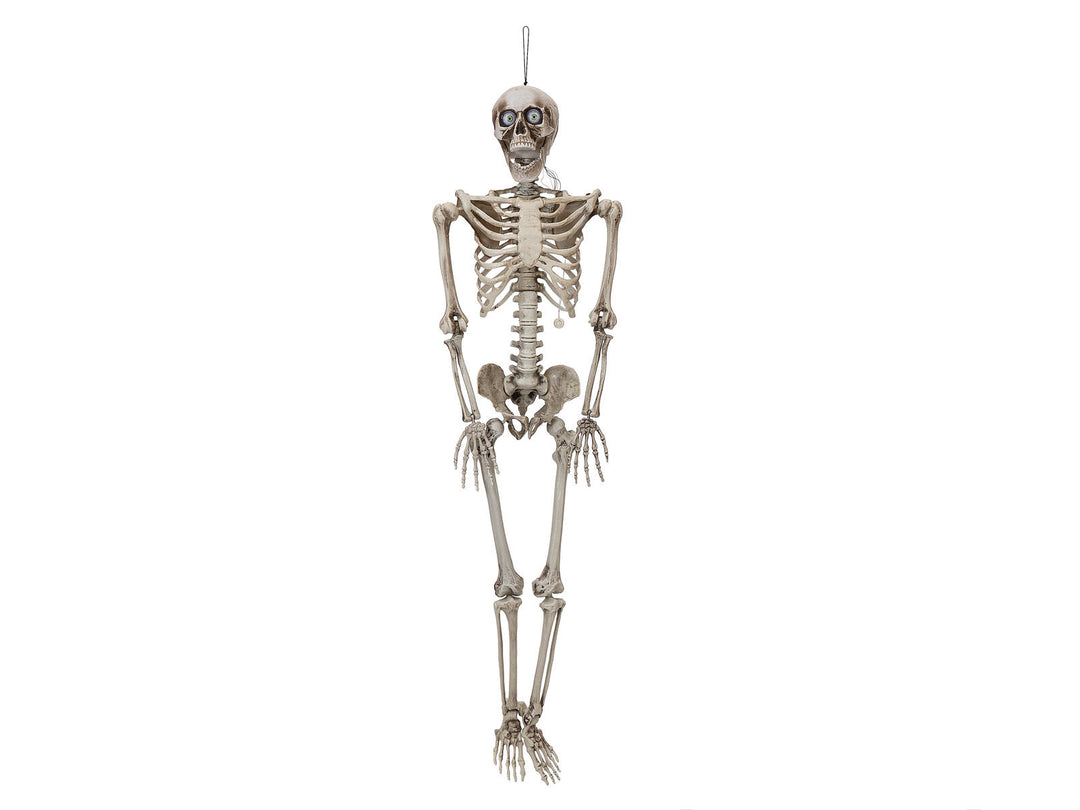 Halloween-figur skelet, formbart, animeret, 160 cm