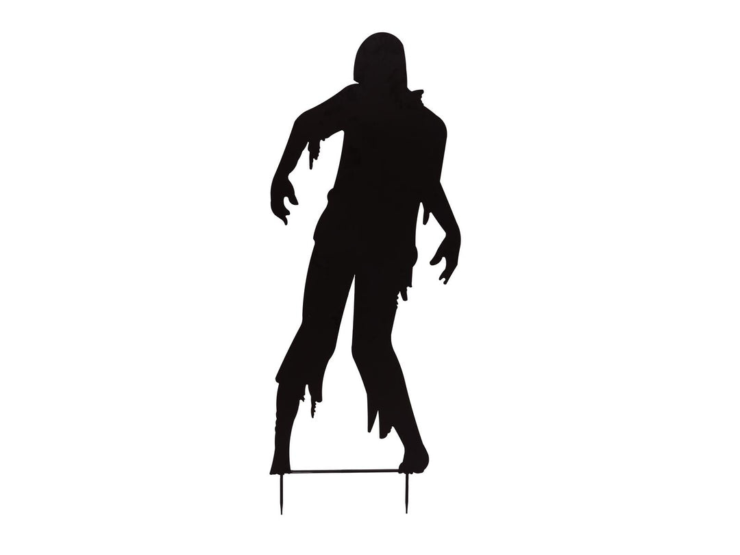 Metalsilhuet zombiemand, 135 cm
