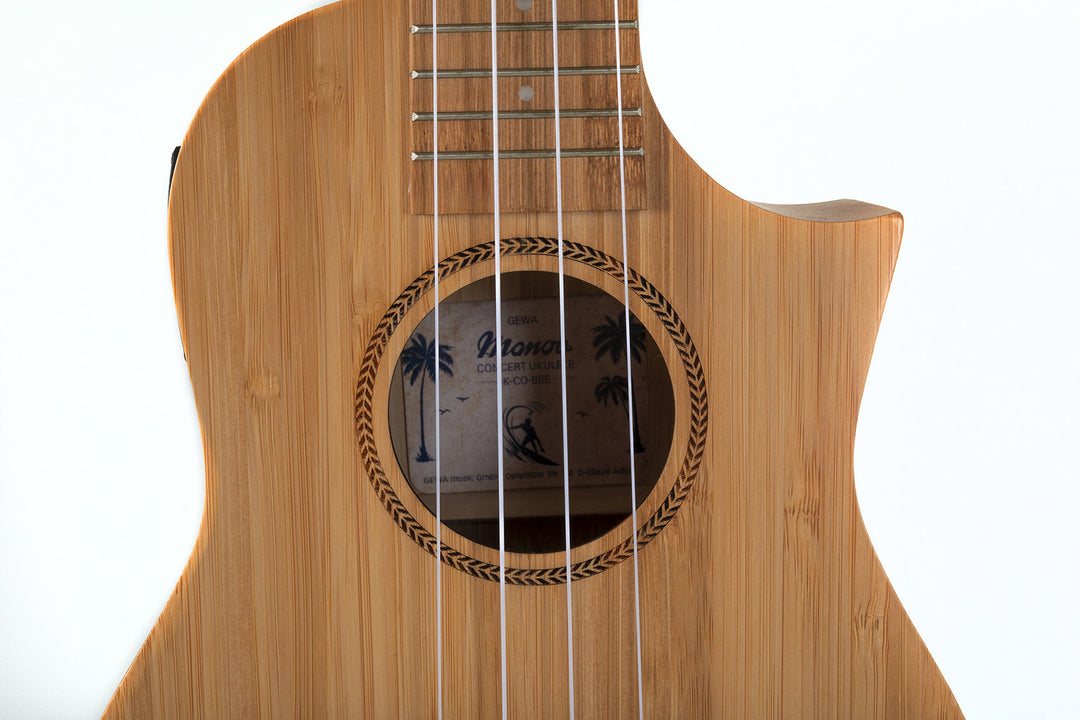GEWA Concert Ukulelet Manoa Bamboo - E-A Concert