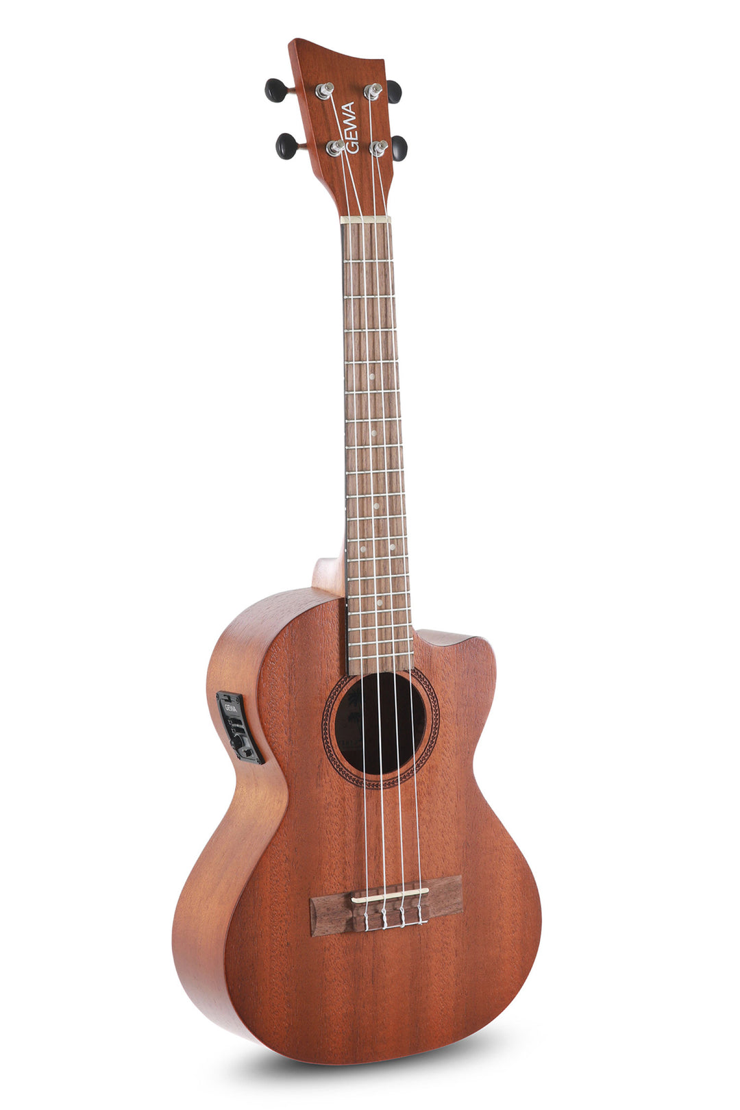 GEWA Tenor Ukulelet Manoa Kaleo - E-A Tenor (Sapelli matt)