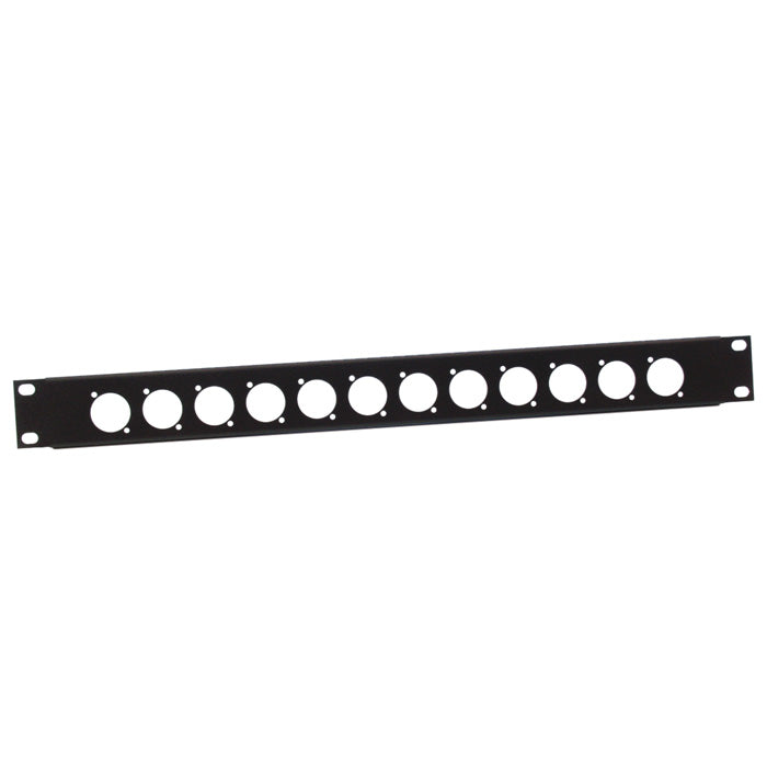 Adam Hall 872213 U-muotoinen Rack Paneeli 1 Yksikkö 12 D-Type Chassis