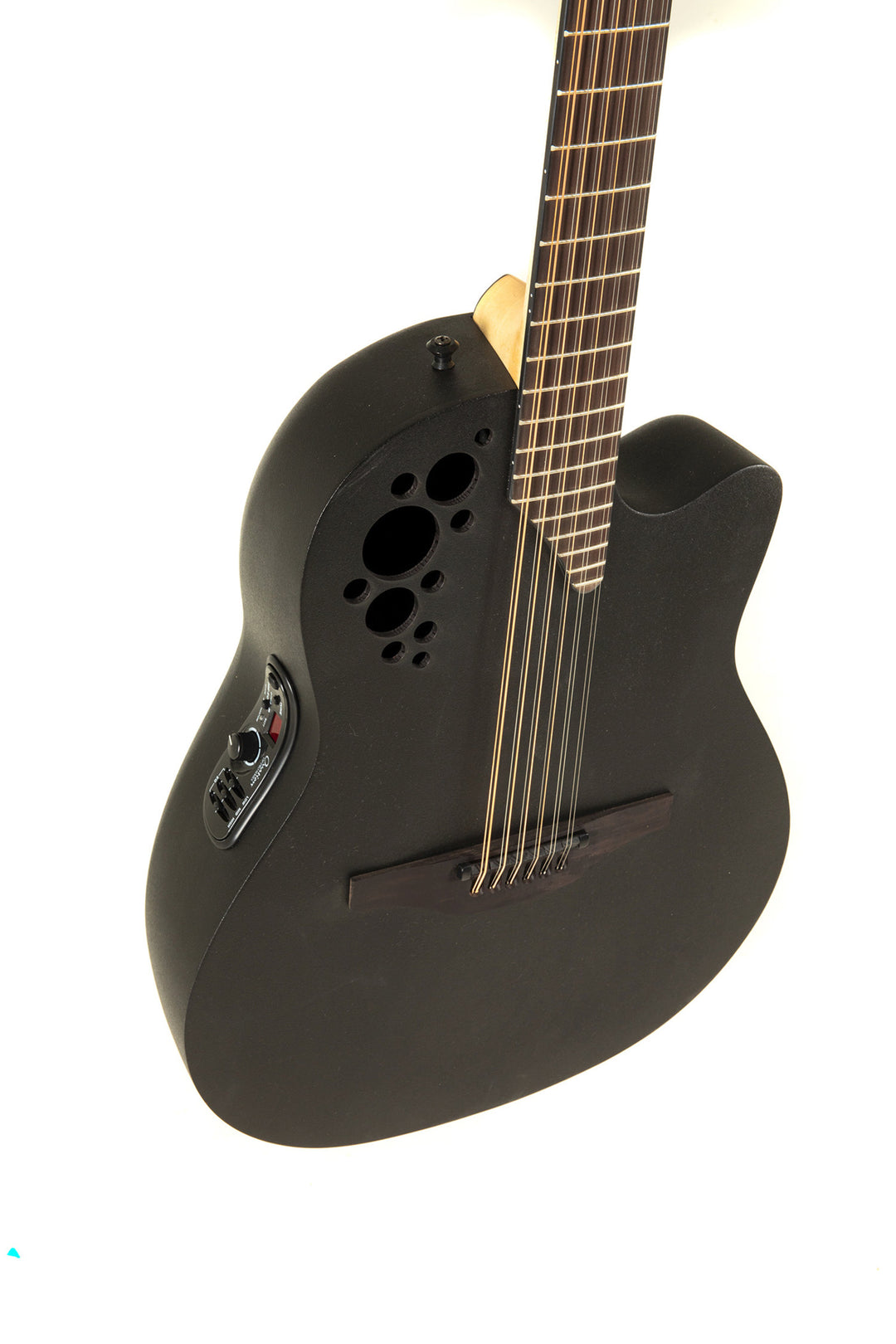 Ovation E-Acoustic kitarat Elite TX Deep Contour Cutaway 12-string - Black Textured (2058TX-5-G)