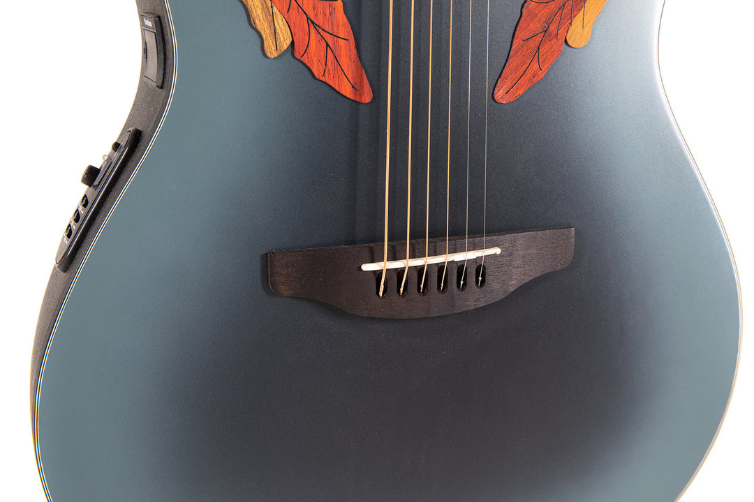 Ovation E-Acoustic Kitara Celebrity Elite Mid Cutaway - Reverse Blue Burst (CE44-RBB-G)