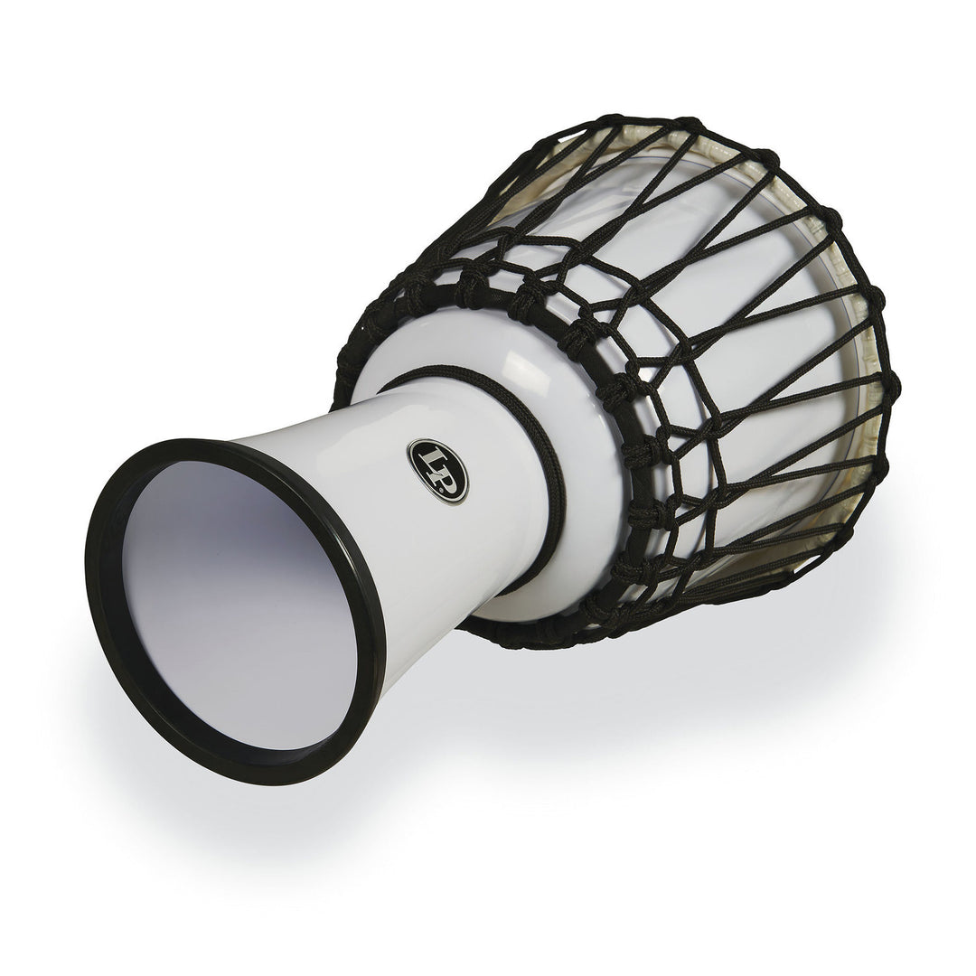 Latin Pundistussoittimet Djembe World 7-inch Rope Tuned Circle - White (LP1607WH)