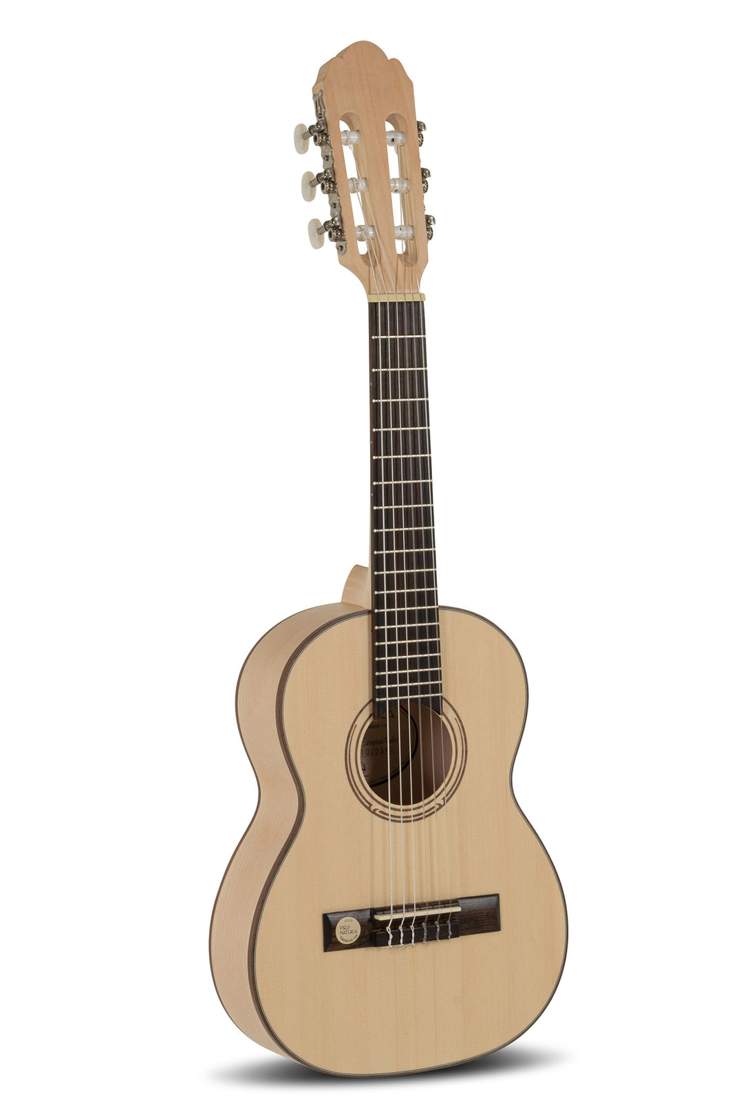 GEWA Klassinen kitara Pro Natura Silver Solid Spruce / Maple - 1/4 size