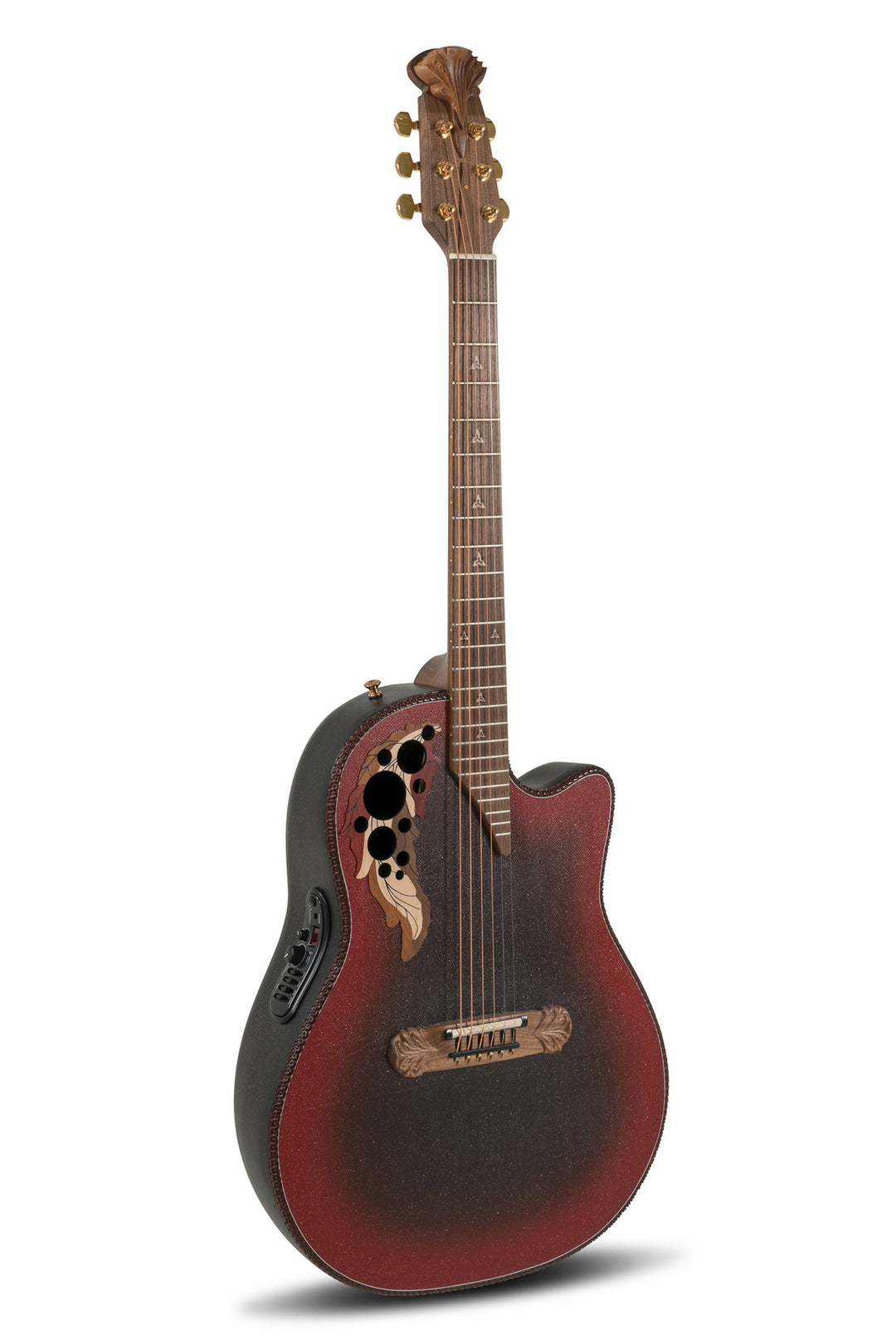Adamas E-Akustinen Kitarat 2087GT Deep Contour Cutaway - Reverse Red Burst (2087GT-2-G)