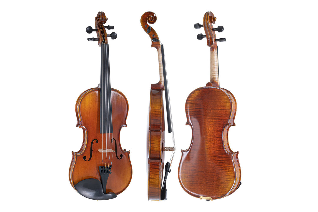 GEWA Violin Maestro 1 - 1/2 (Valmis soitettavaksi inkl. violin case, Massaranduba bow and Larsen Aurora strings, transport-secured)