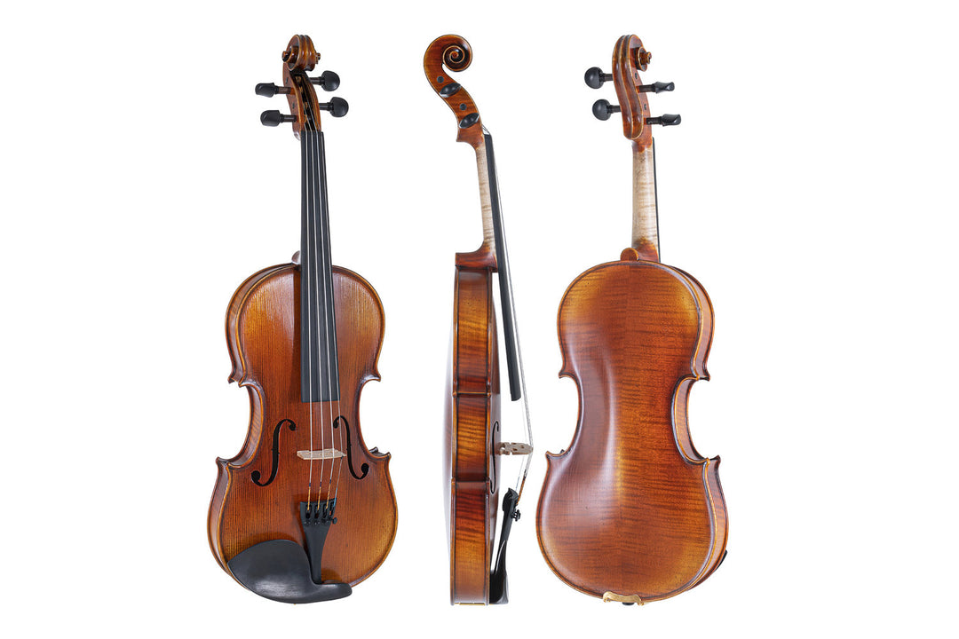 GEWA Violin Maestro 2 - 1/4 (Valmis soitettavaksi sis. shaped case, ilman jousta, Larsen Aurora -kielet, kuljetussuojattu)