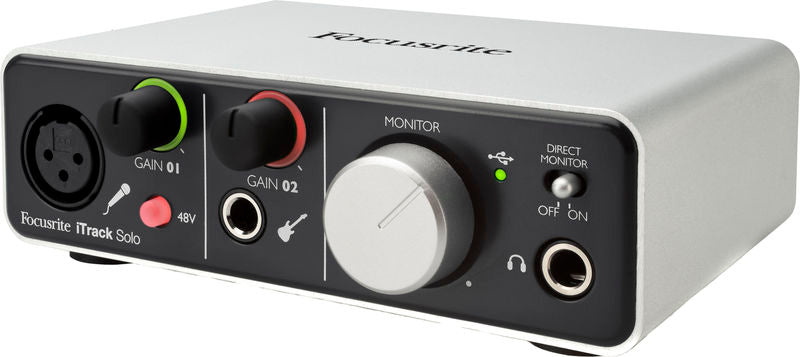 Focusrite iTrack Solo Lightning -äänikortti