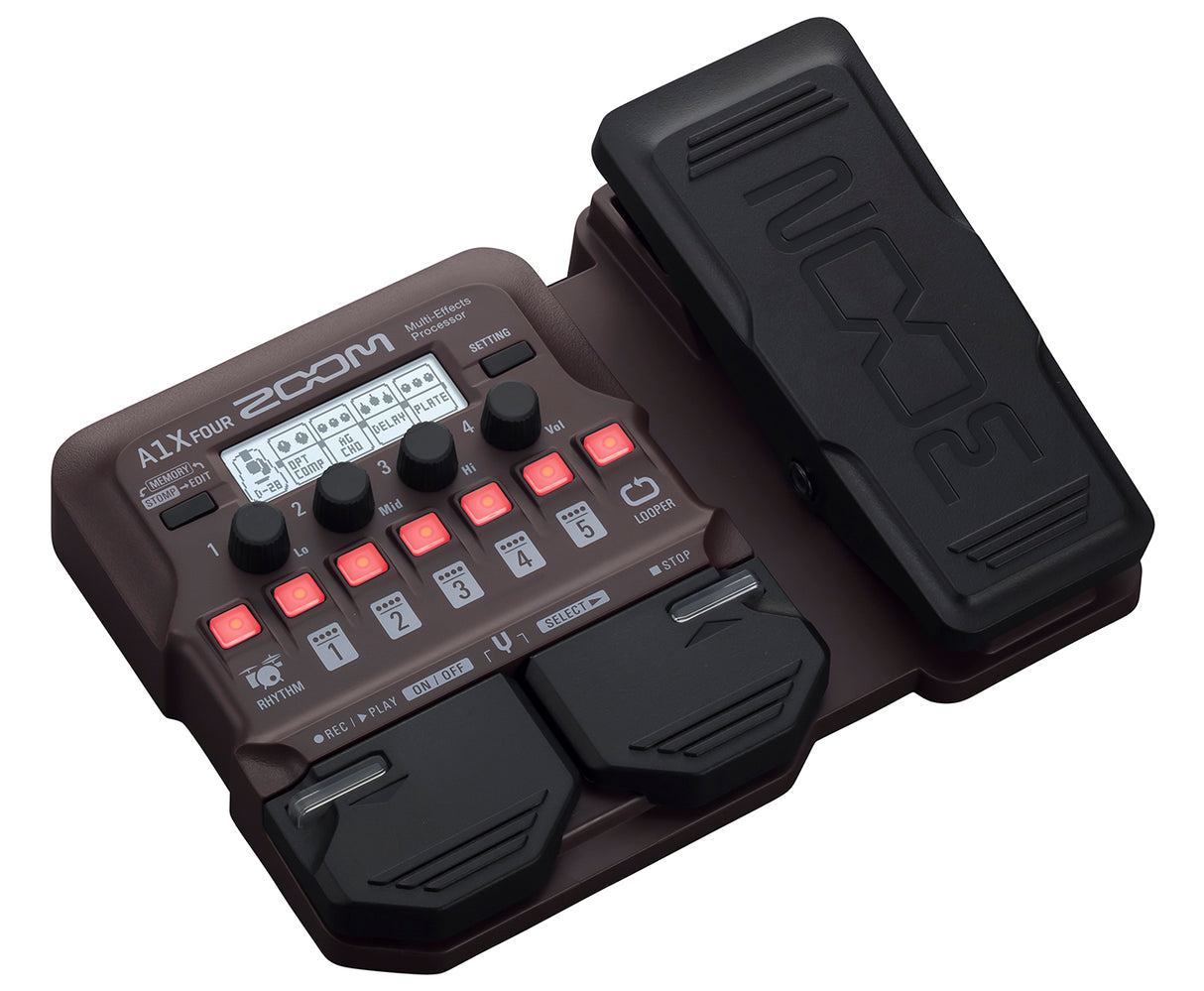 Zoom A1X Four akustinen efektipedaali
