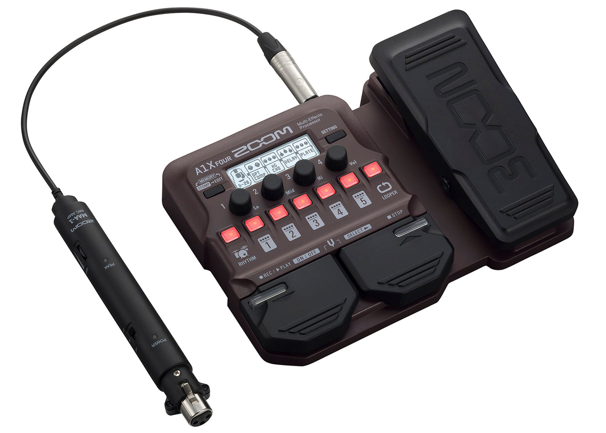 Zoom A1X Four akustinen efektipedaali