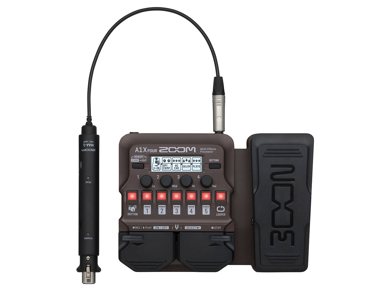 Zoom A1X Four akustinen efektipedaali