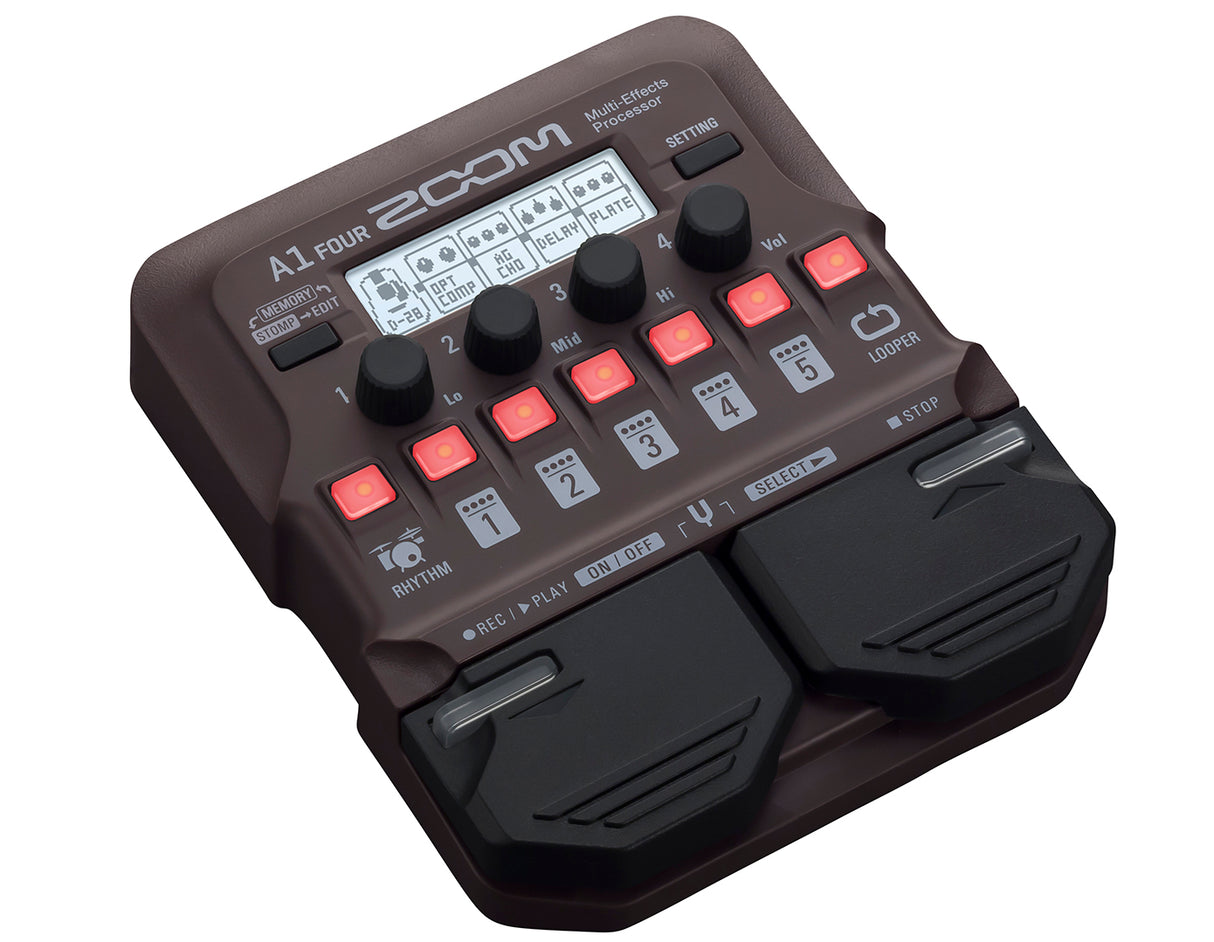 Zoom A1 Four akustinen efektipedaali