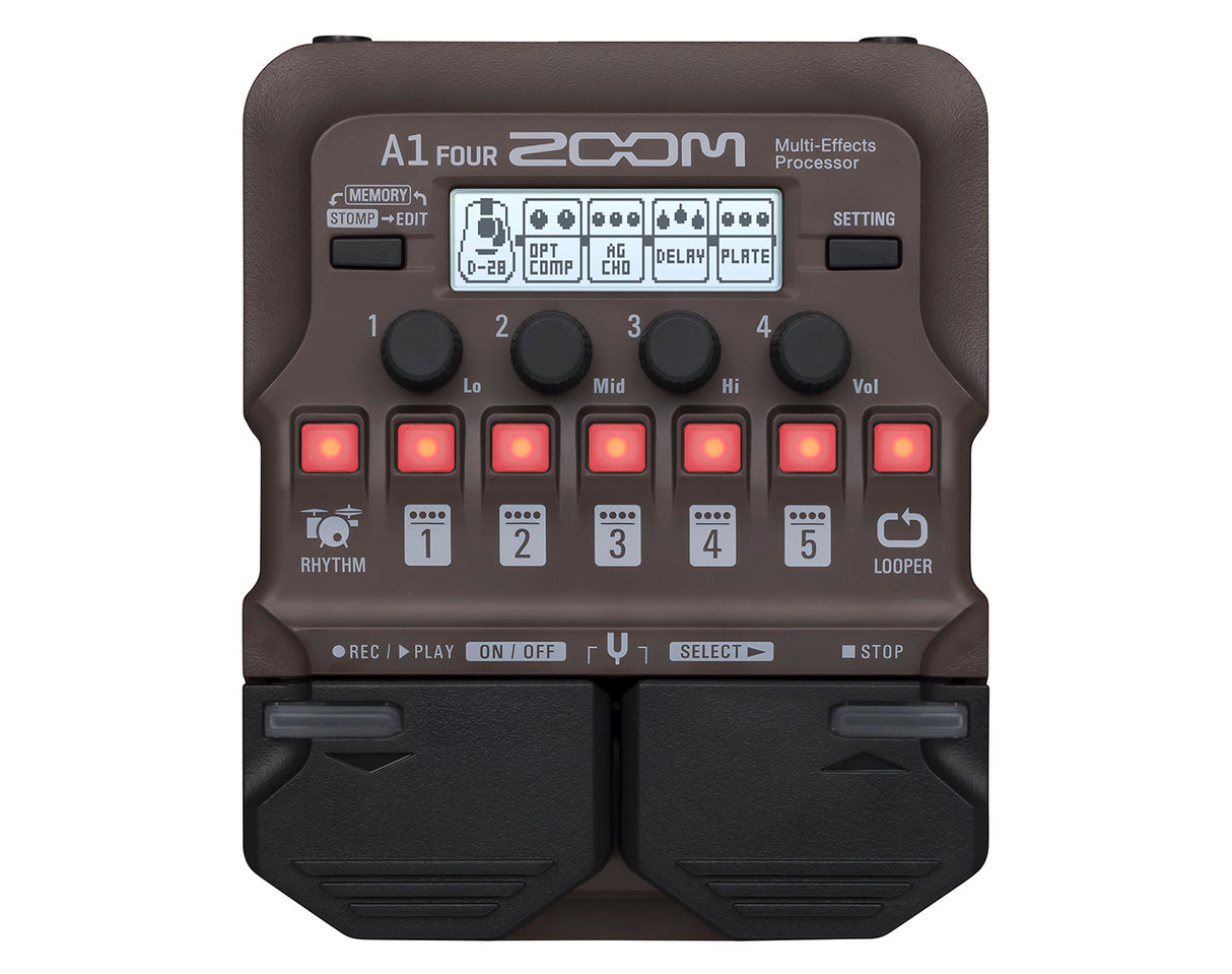Zoom A1 Four akustinen efektipedaali