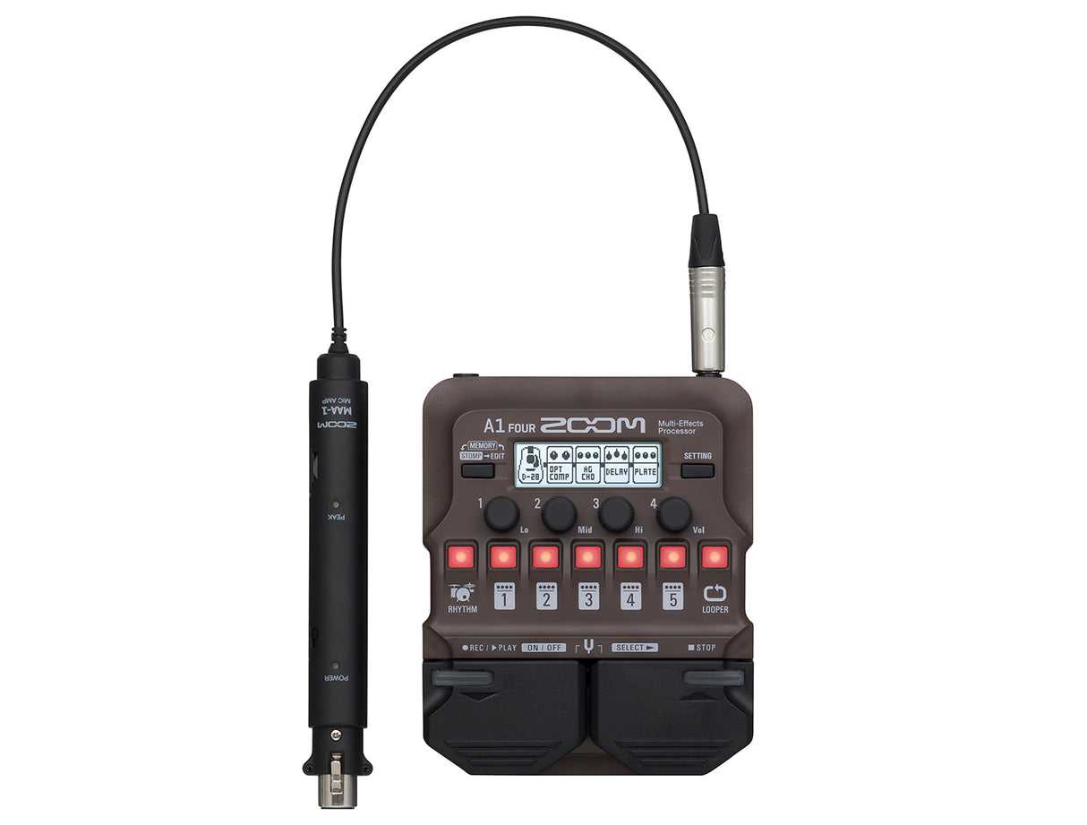 Zoom A1 Four akustinen efektipedaali