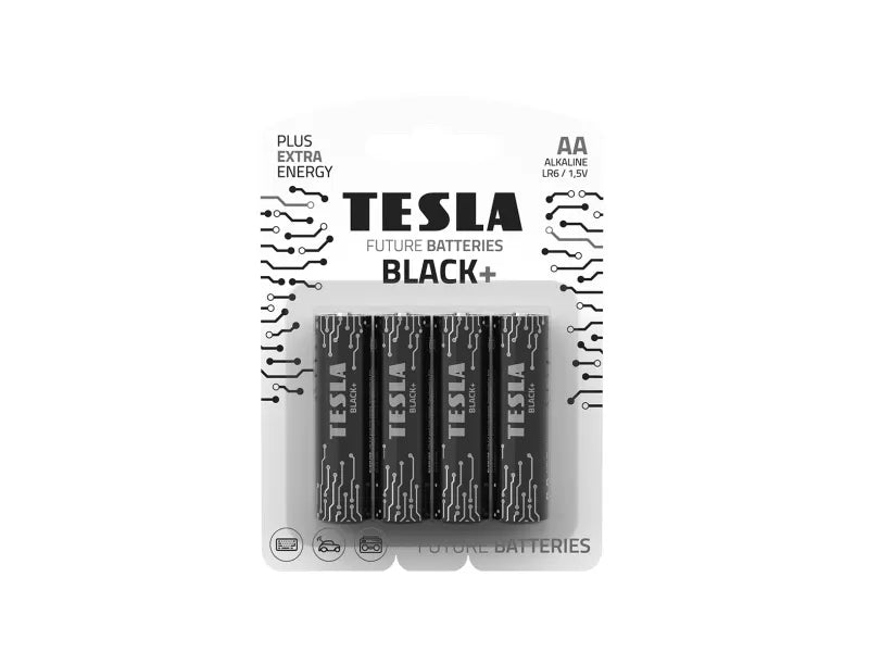Tesla Black+ AA Paristot (4 kpl)
