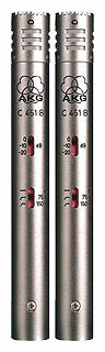 AKG C451B kondensaattorimikrofoni (stereosarja)